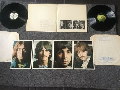 Beatles White Album Original Vinyl Record Emi 1125555