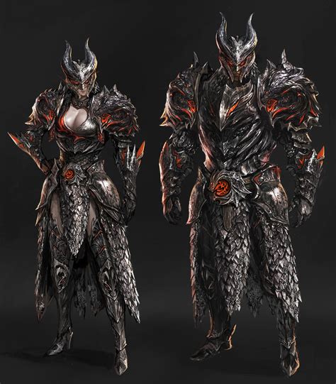 Artstation Dragon Armor Set Kyung Han Kim Dragon Armor Fantasy