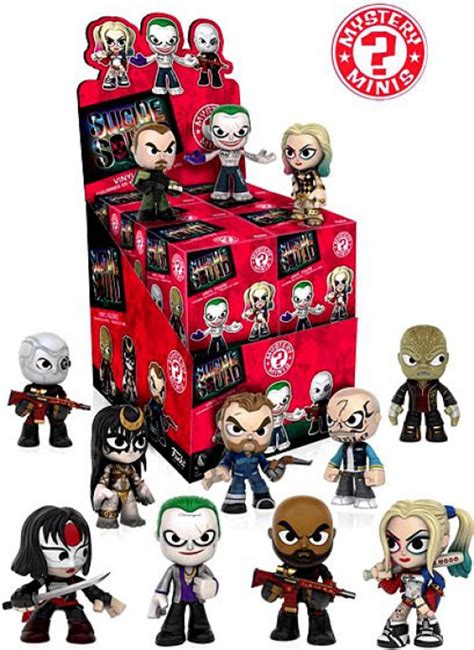 Funko Dc Mystery Minis Suicide Squad Mystery Box 12 Packs Toywiz