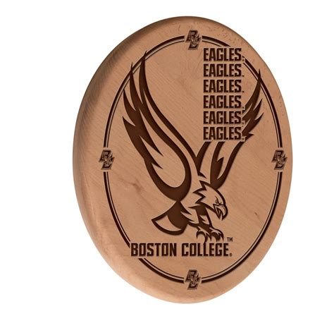 Boston College Eagles Laser Engraved Wood Sign