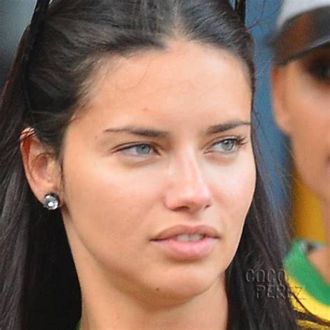 Adriana Limas Perfect Makeup Less Face Will Make You Reconsider Adriana Lima Without