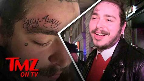 Post Malones Mom Hates His New Face Tattoo Tmz Tv Youtube