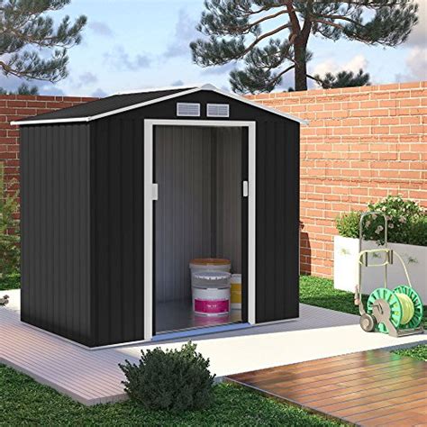Ein hexenhäuschen für den garten. XL Metall Gerätehaus 213x127x185cm Geräteschuppen Garten ...