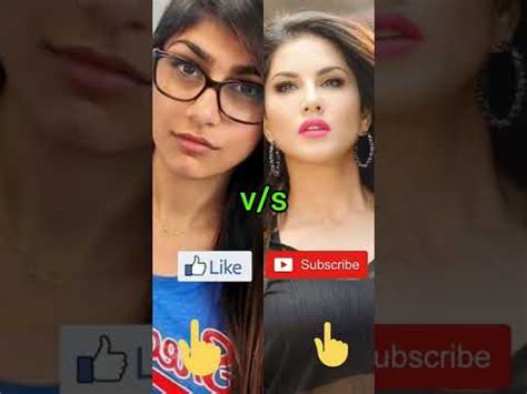 Mia Kalifa Vs Sunny Leone Youtube