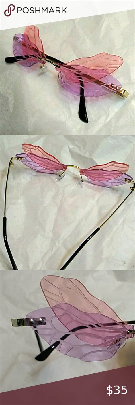 sparkling fairy wing glasses