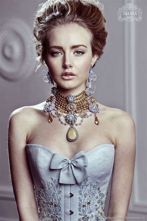 Dress Silk Corset Hand Embroidery Versailles заказать на Ярмарке