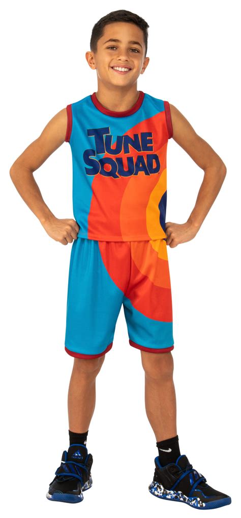 Kids Space Jam 2 Tune Squad Uniform All Boys World Book Day Costumes