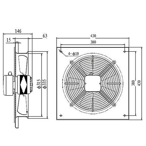 Industrial Wall Mounted Extractor Fan 12 Commercial Ventilation Spee