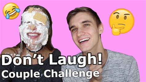 Try Not To Laugh Couple Challenge Pie To The Face Youtube