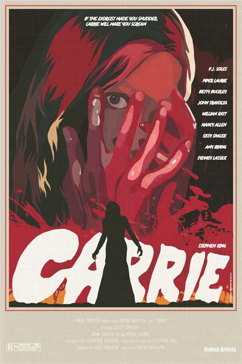 Carrie 1976 Posterspy Horror Posters Horror Movie Art Movie