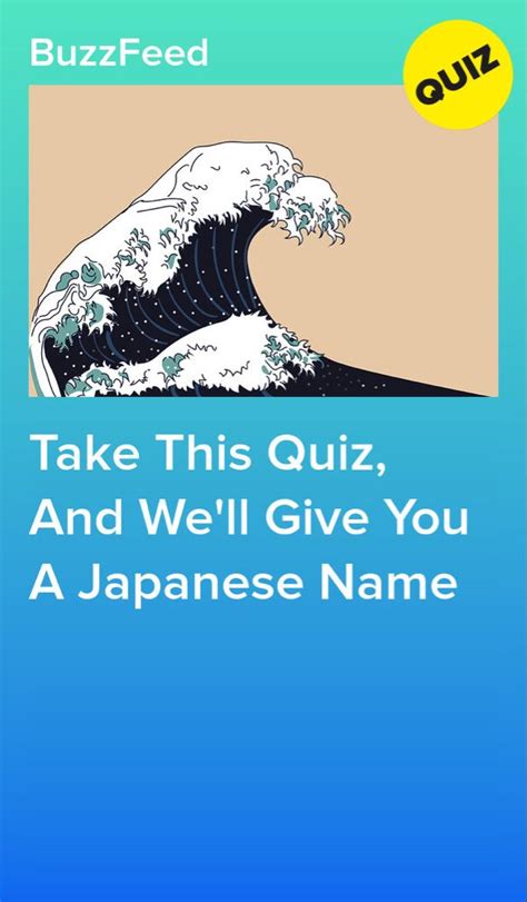 Take This Quiz And Well Give You A Japanese Name Japanese Last Names