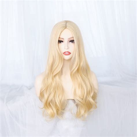 Platinum Blonde Sex Doll Wig Coeros