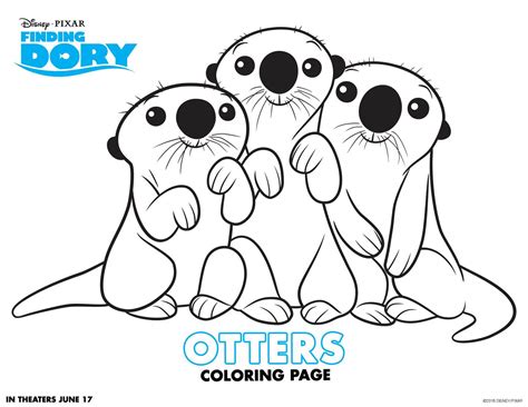 Nemo And Dory Coloring Pages