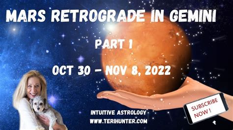 Mars Retrograde In Gemini Part 1 Covering Oct 30 To Nov 8 2022