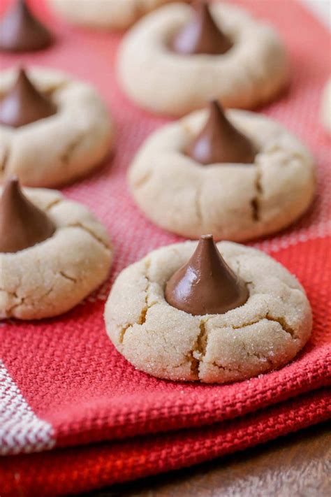 I also put the entire tray of cookies in the fridge for a bit after i've put the hershey kiss on top to help them set. FAVORITE Peanut Butter Kiss Cookies | Lil' Luna