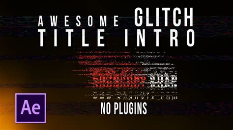 Groups allow you to create mini communities around the things you like. Adobe After Effects | AWESOME Glitch Title Intro Tutorial ...