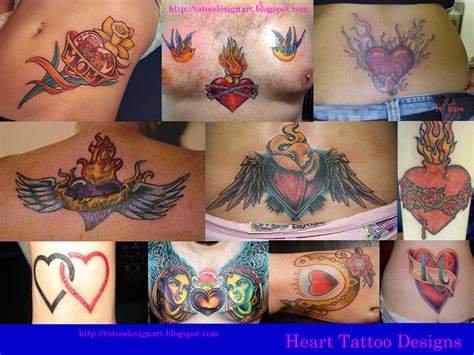 oploz tattoo beautiful heart tattoo designs