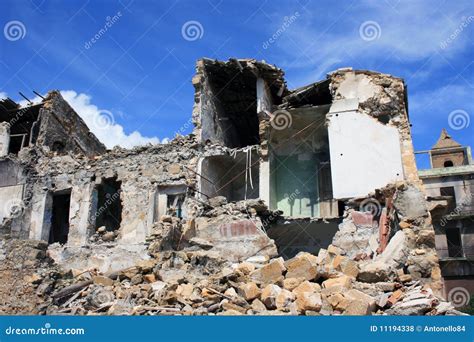 Earthquake Destroy Stock Photo Image Of Danger Place 11194338