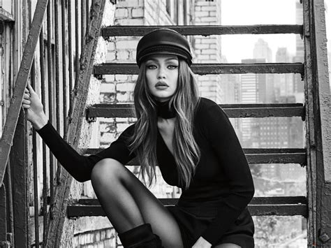 Pretty Model Gigi Hadid Maybelline Photoshoot 2k Wallpaper Download