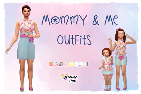 Mommy And Me Outfits Strenee Sims