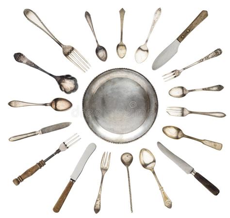 465 Forks Knives Spoons Black Background Stock Photos Free And Royalty