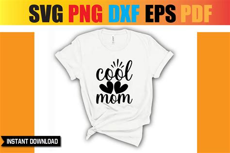 Cool Mom Graphic By Khusi Design Shop · Creative Fabrica