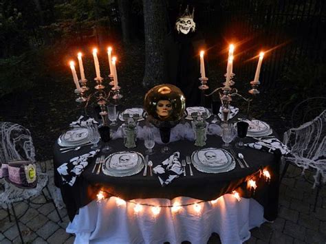 A Ghoulish Setting Haunted Mansion Halloween Outdoor Halloween