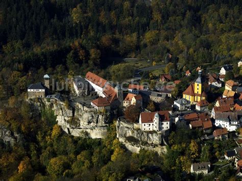 Luftaufnahme Hohnstein Burg Hohnstein In Der Sächsischen Schweiz Im
