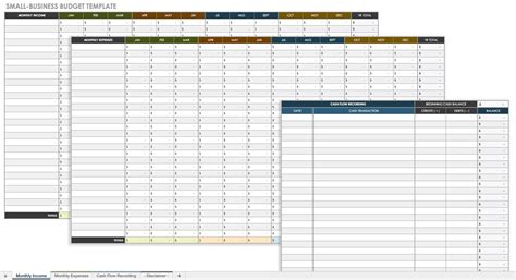 Project Budget Spreadsheet With All The Best Business Budget Templates