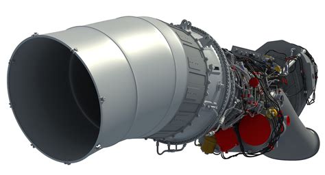 Europrop Tp400 D6 Turboprop Engine 3d Model