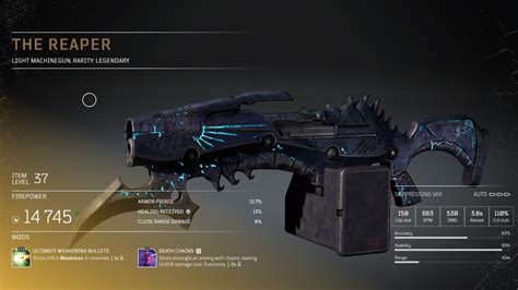 Outriders Legendary Weapons Guide All Legendaries In The Game