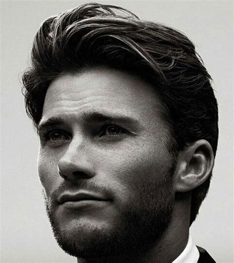 Mid length straight brown haircut for men. Men's haircuts 2019-2020: fashion trends, photos - Page 3 ...