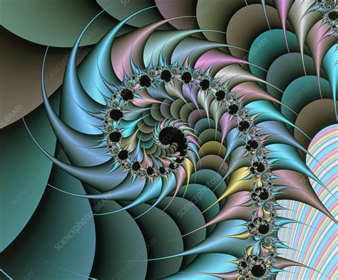 Computer Generated Chaos Fractal Stock Image A9250378