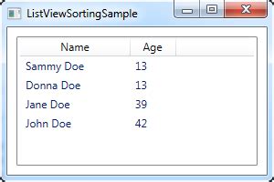 Listview Sorting The Complete Wpf Tutorial Hot Sex Picture