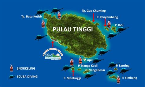 Its not a popular tourist destination or a publicized attraction of any kind. Exploring Malaysia: Pulau Tinggi, Mersing Johor