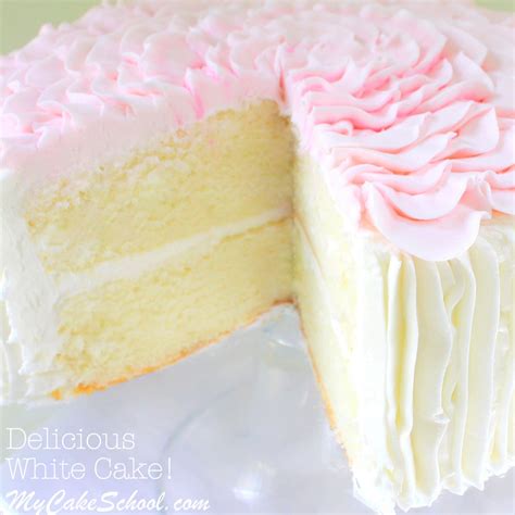 This homemade cake has a soft, velvety texture, and is extremely flavorful. White Almond Sour Cream Cake- A Scratch Recipe | My Cake ...