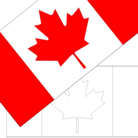 Free Printable Canada Flag And Color Book Pages 8½ X 11