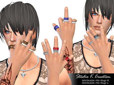 Simple Mix Rings At Studio K Creation Sims 4 Updates