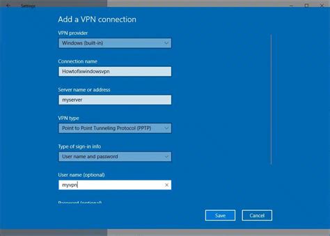 How To Setup And Configure Vpn Connection In Windows 1087