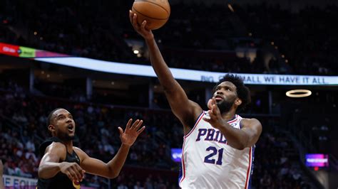 Wednesdays Nba Joel Embiid Helps 76ers Beat Cavs For 6th Straight Victory