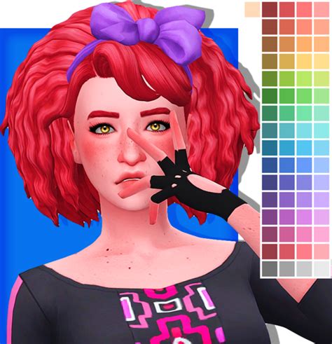Sims 4 Cc Finds ♥ — Sanguineslush Cooper322 80s Punk Hair In