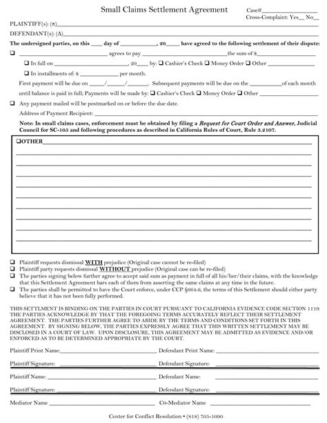 Printable Small Claims Forms Printable Forms Free Online