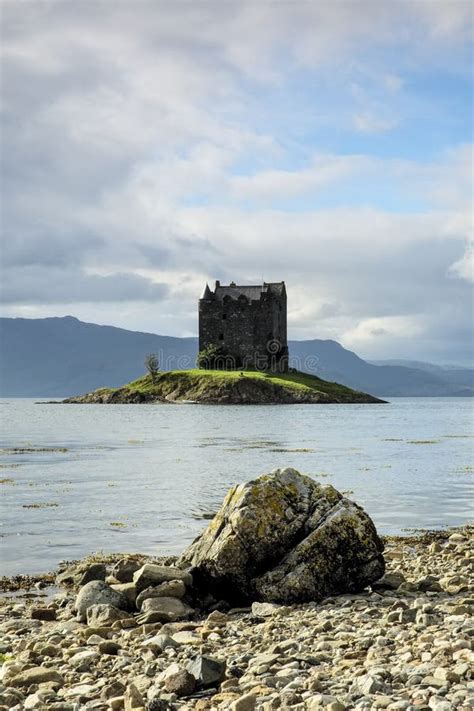 Castle Stalker Stock Image Image Of Laich Water Loch 196532285