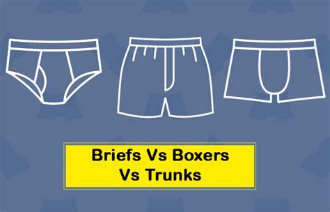 Briefs Vs Boxers Vs Trunks What Is Better For Men Topofstyle Blog