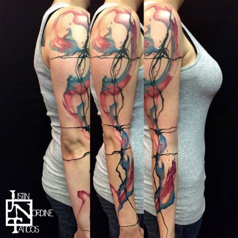 Colorado Based Tattoo Artist Justin Nordine Specializes In Abstract