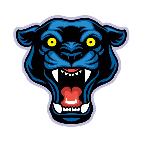 Black Panther Mascot 20630571 Vector Art At Vecteezy