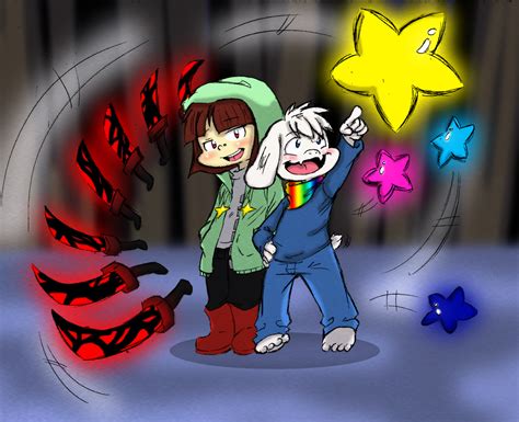 Storyshift Chara And Asriel Greetings Youre About To Get Starstruck