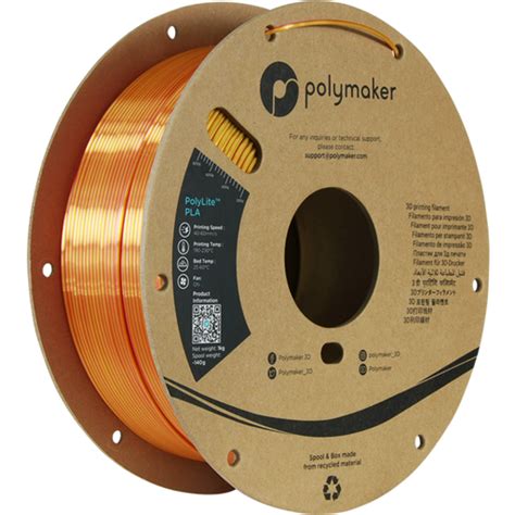 Polymaker Polylite Dual Silk Pla Sunset Gold Red Djake Deutschland