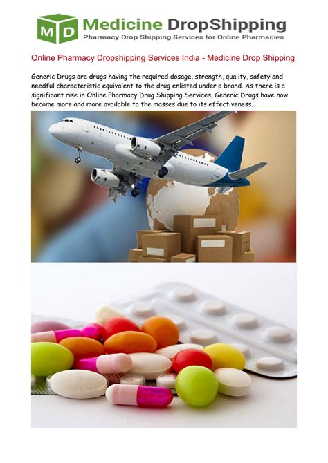 Ppt Generic Drug Drop Shippers Online Pharmacy Dropshipping Ser Powerpoint Presentation Id