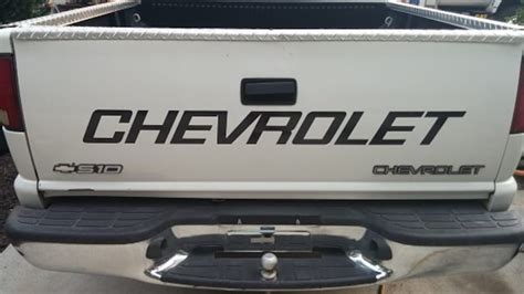 Chevrolet S 10 Chevy S10 Tailgate Decal Solid Color Your Choice Of